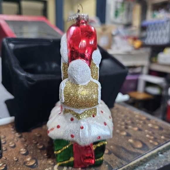 Christopher Radko Gingerbread Man Christmas Ornament L👀K Sparkle Bright - Picture 9 of 15